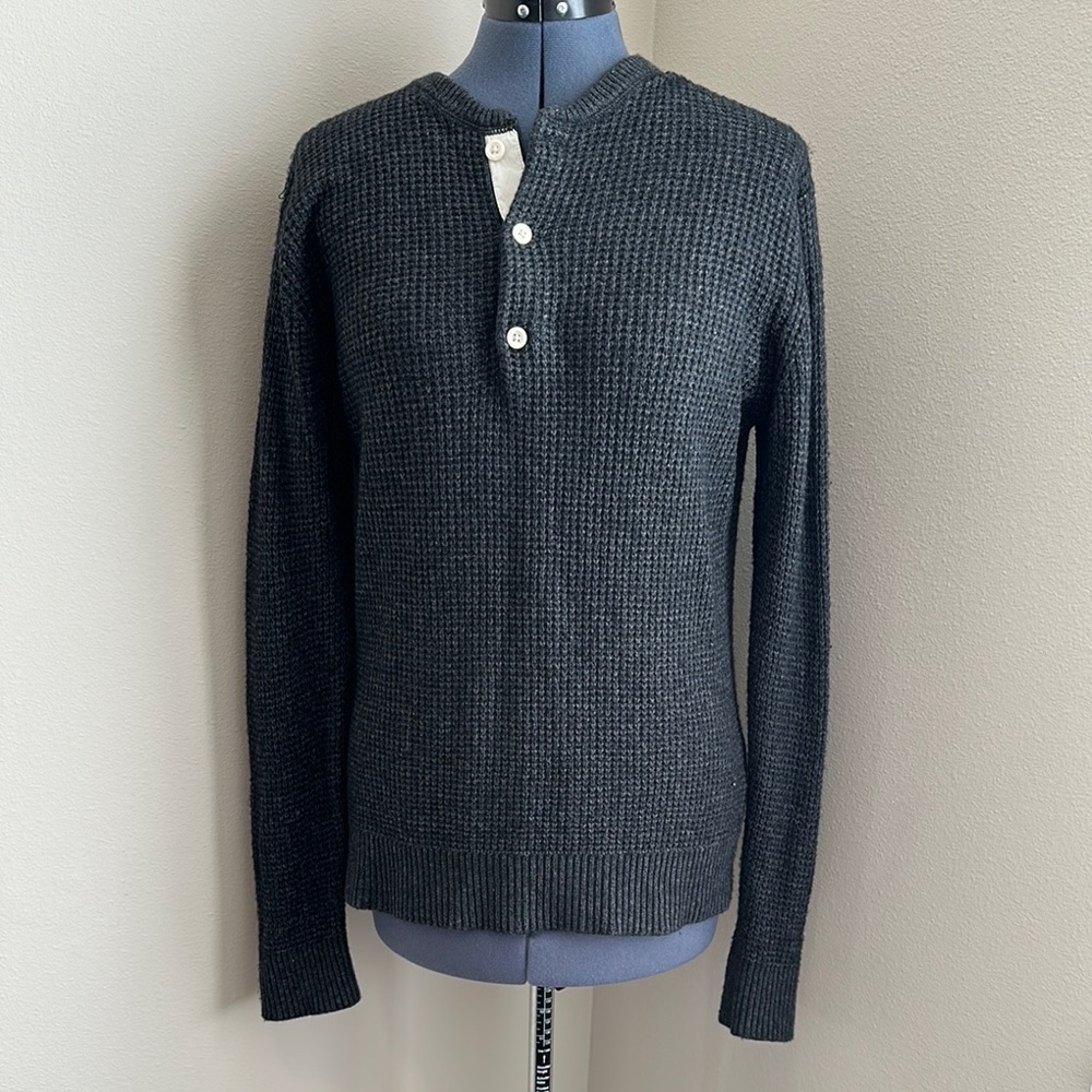 Abercrombie & Fitch Black Crewneck Sweater
